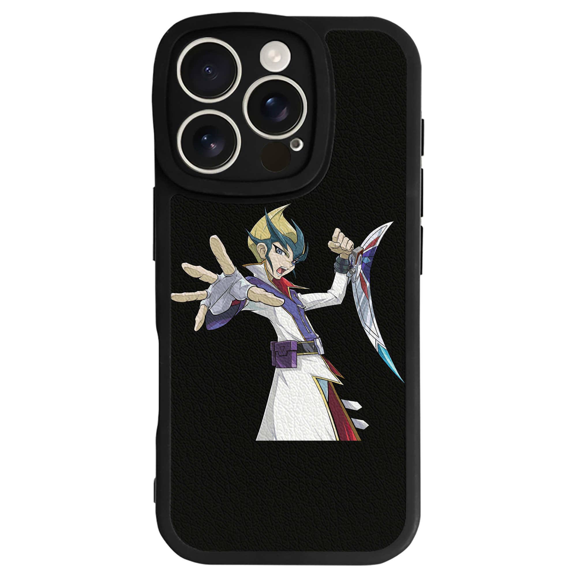 遊☆戯☆王 Yu-Gi-Oh! 【iPhone 16シリーズ対応】シリコンスマホケース（レザー調） 材質：シリコン